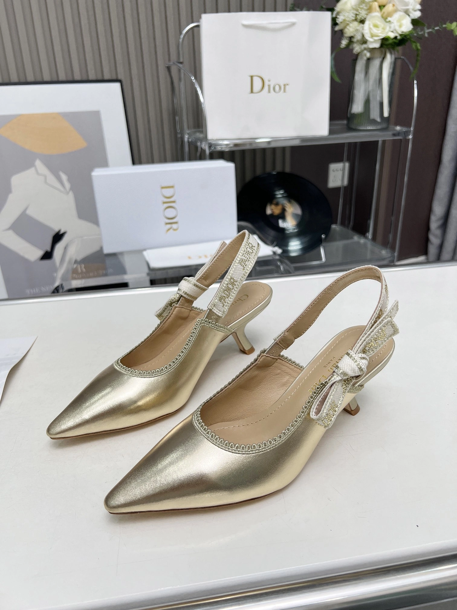 COCO-- 4ior KCV163LAL_S71K sheepskin Heel height： 6.5CM item:D-X000J1727
